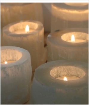 Selenite Candle holder For Sale Morocco