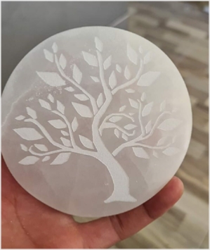 Selenite Charging Plate For Sale From Morocco