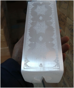 Selenite Lamp For Sale from Morocco